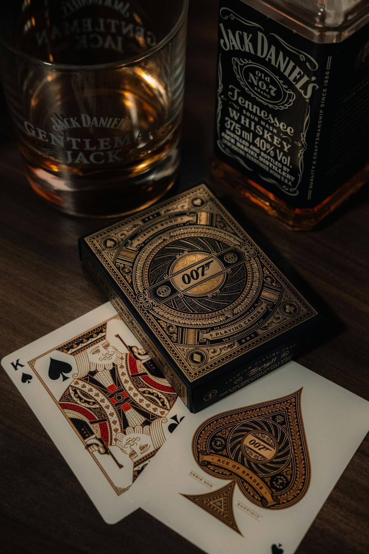 A pack of cards with 007 on the label, ready to assist you in networking like a spy