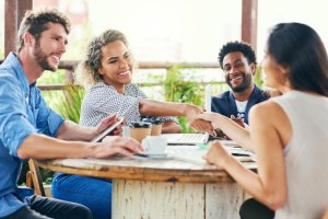 meeting new people