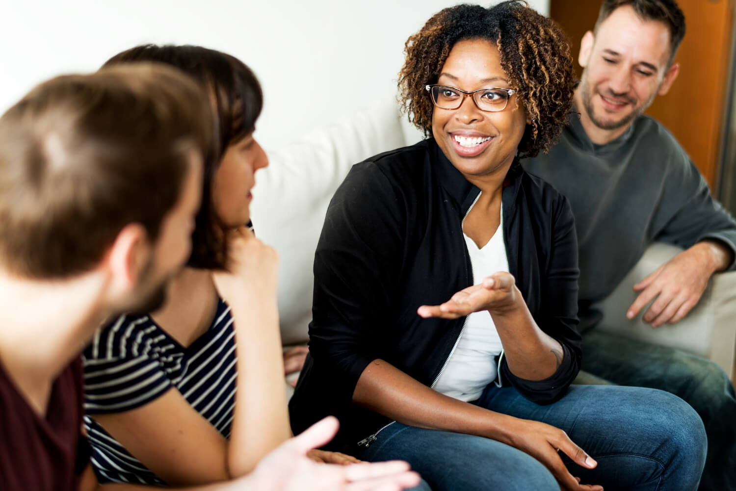 group speaking